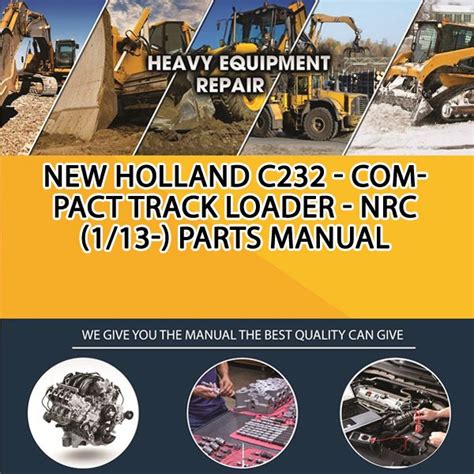 new holland c232 skid steer shop manual|new holland c232 manual.